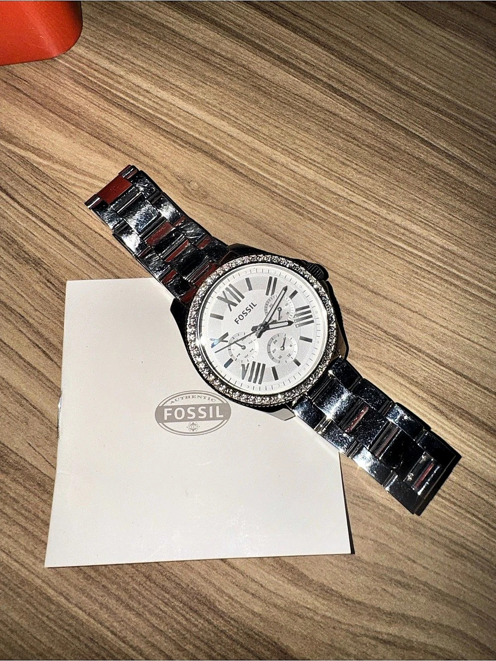 Fossil Cecile Multifunction Stainless Steel Watch Chronograph Watch Silver